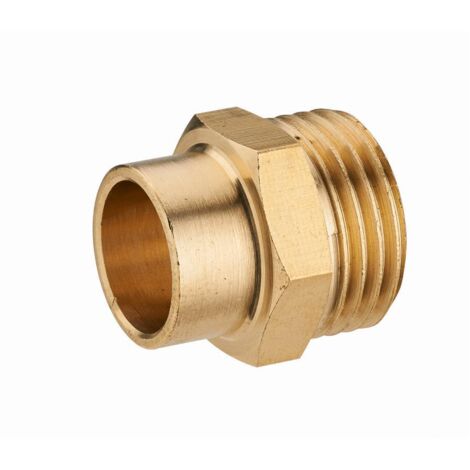 Noyon & Thiebault – Raccord laiton à visser mâle 3/4' – Manchon à souder Ø 16 mm – Connexion étanche pour installations eau potable et chauffage - 1121-2016L1