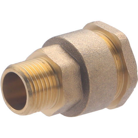 Noyon & Thiebault – Raccord mâle laiton pour tuyau polyéthylène Ø21 – Sortie mâle 1/2 (M15x21) – Pression 10 bar – Température -20°C à 120°C