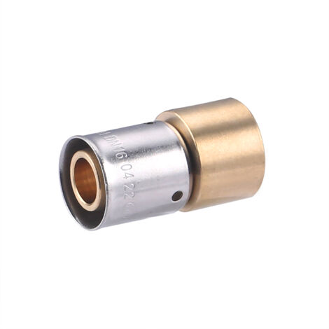 Noyon & Thiebault – Raccord PER à sertir 16mm – Jonction cuivre 16mm – Pression max 6 bar – Alimentation sanitaire et chauffage au sol