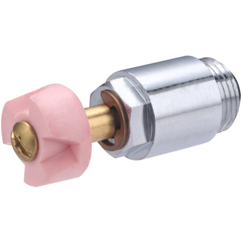 Noyon & Thiebault – Tête de robinet adaptable M18x150 – Crantage 12 dents – Laiton chromé – Remplacement pour mélangeur Porcher N°105