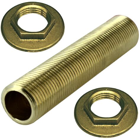 Noyon & Thiebault – Traversée de cloison 15x21 – Fixation raccord laiton – Filetage plomberie – Entraxe 100mm