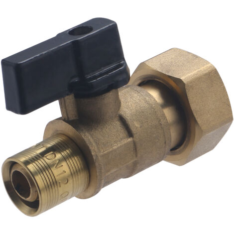 Noyon & Thiebault – Vanne 1/4T à glissement pour tube PER Ø12 – Filetage mâle 15x21 – Étanchéité parfaite – Installation facile par 1/4 de tour - F15x21