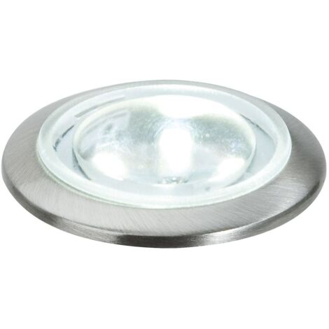 NP Mini far. incasso LED rotondo 5x0,5W3,6VA 230/12V 35mm ferro spazz/metallo Paulmann 3291