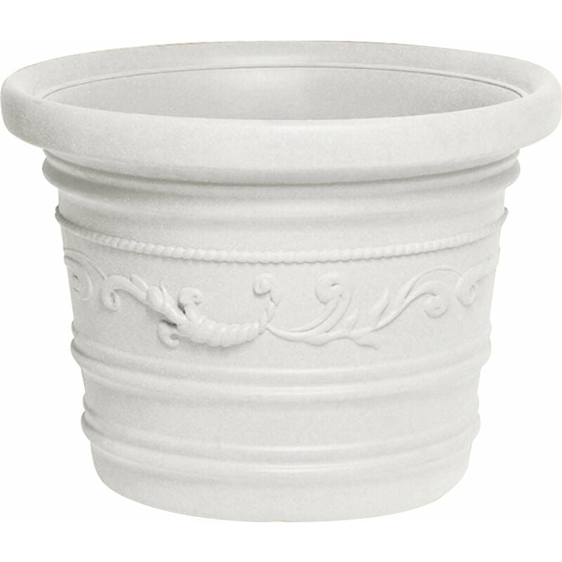 Npa Prestige Tondo gdm Vase Ø40xH30 cm White - White