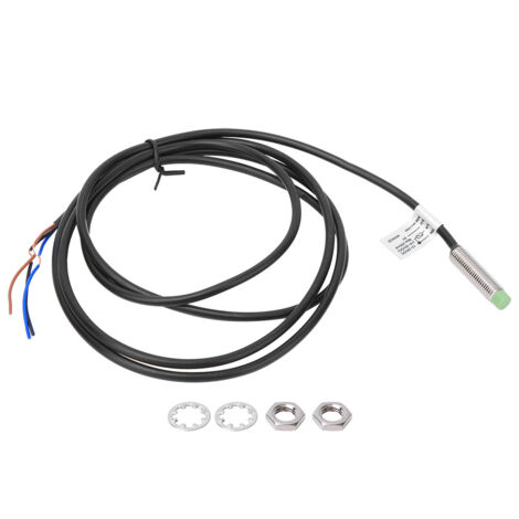 NPN-NO-Induktionssensor, 12–24 V DC, 3-adrig, 8 mm