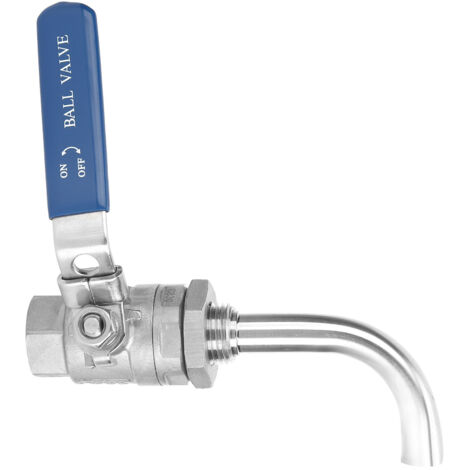 NPT 1/2in 304 Stainless Steel Ball Valve Set Hardware Fittings Home Brewing Accessory