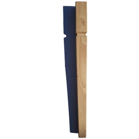 Nr 4 gambe tavolo a spillo in faggio grezze mm 70 x h 750 mod cortina