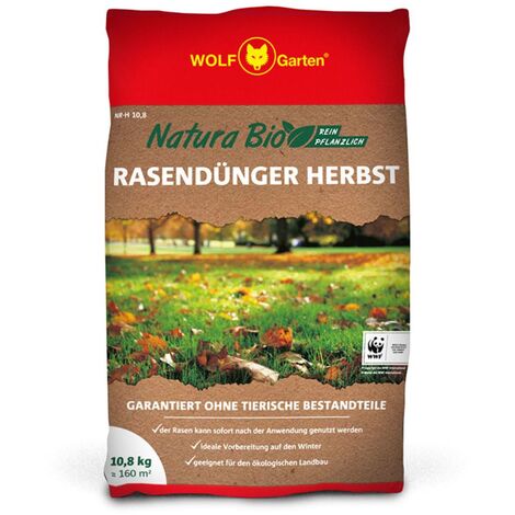NR-H 10.8 NATURA Bio Rasendünger Herbst 10.8kg für 160m²