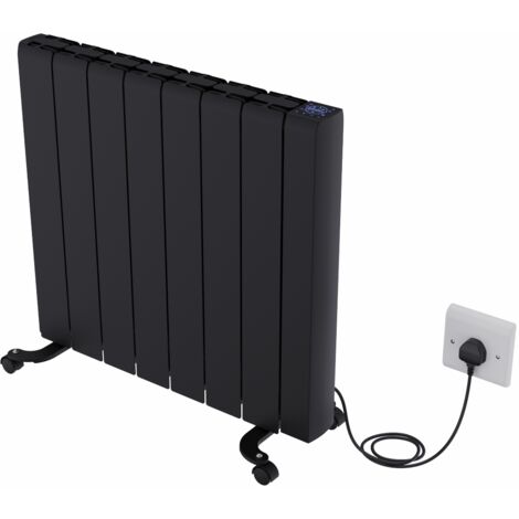 NRG 2000W Electric Ceramic Portable Radiator Wall Mounted Smart WIFI Control Heater Black