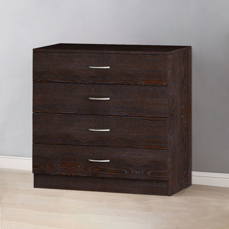 main image of "Chest of Drawers Bedroom Furniture Bedside Cabinet with Handle"