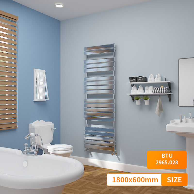 Image of NRG - Heated Towel Rail Flat&hellip;