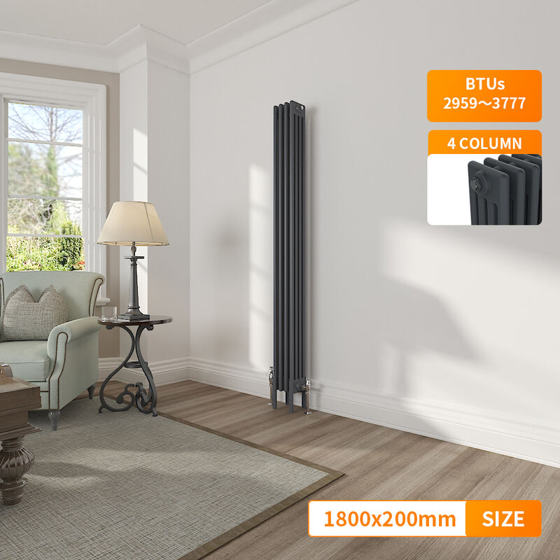 Image of NRG - Traditional 4 Column Radiator&hellip;