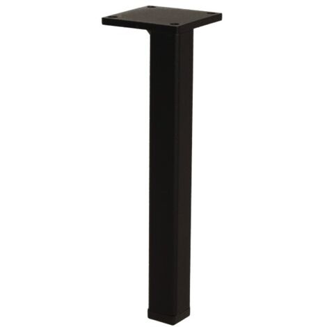 NS45-Bein, strukturiert schwarz, 140 mm