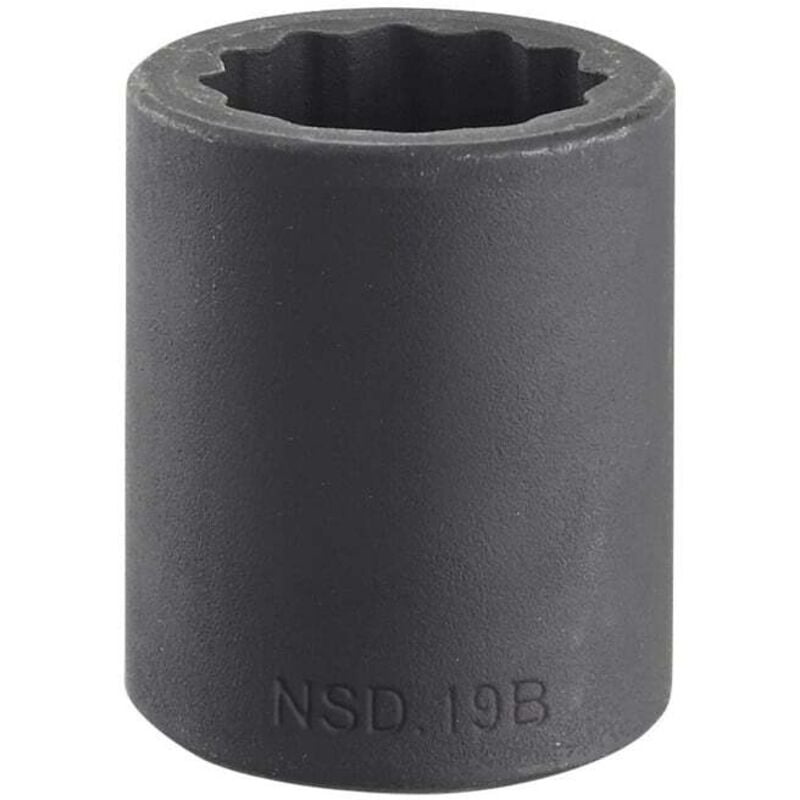 Douille pour clé à choc Bi-Hexagone, 36mm Carré 1/2' ( Prix pour 1 )