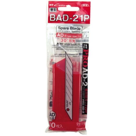 NT - 21P BAD DA 10 LAME DI RICAMBIO NT-CUTTER BAD-21P