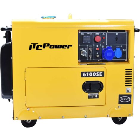 NT-6100SE Generador Diesel ITCPower Monofásico 5,3KW