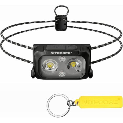 NU25 UL 400 Lumen Ultra Light Dual Beam Headlamp USB-C Rechargeable Headlamp with Tag