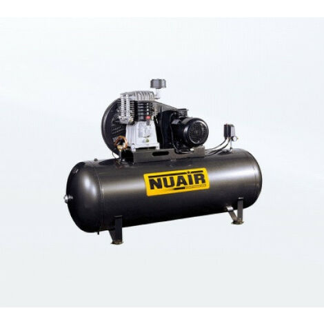 Nuair - Compresseur bi-étagés marche lente 7,5CV 5,5kW 500L 11 bar - NB10/7.5FT/500ML