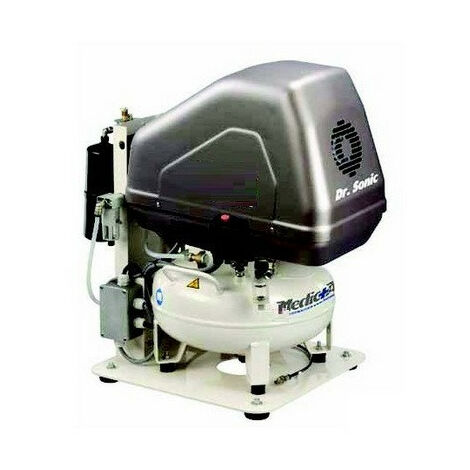 Nuair - Compresseur insonorisé pour dentiste et laboratoires 0,75CV 0,55kW 230V 24L - Dr.Sonic 102-24F-0,75M