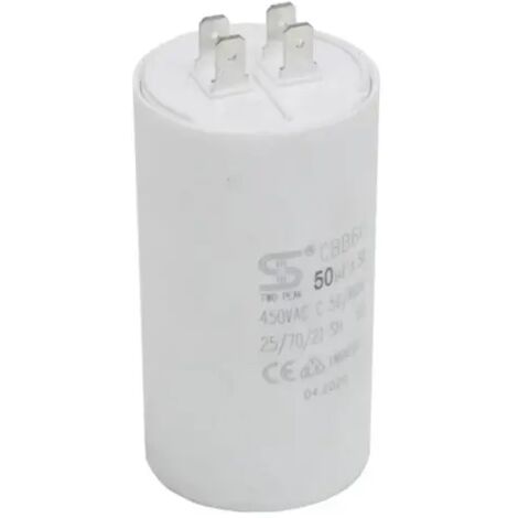 Nuair – Condensateur 50 mF pour compresseur – Capacité 50 mF – Spécialement conçu pour compresseurs d'air – Performance optimale