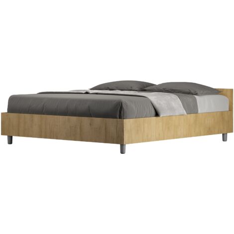 Nuamo-Eichenbett mit Stauraum 160x190