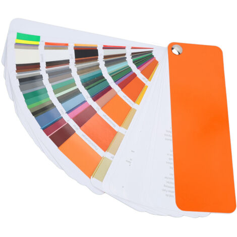 Nuancier professionnel pour peintures céramiques - Guide d'arrangement des couleurs - Livret d'essais et combinaisons chromatiques