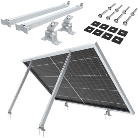 Nuasol Aufständerung Solarmodul Bodenhalterung Balkonkraftwerk Flachdach PV