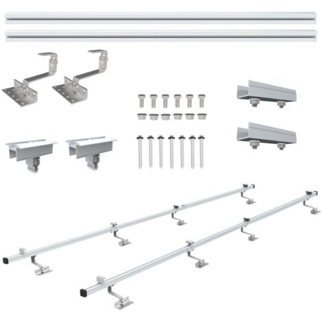 NuaSol Photovoltaic Solar Panel Mounting Set for Tiled Roof EXPANSION