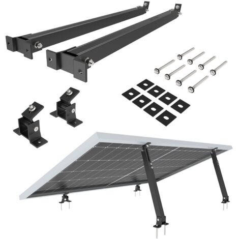 Nuasol Soporte elevado para módulos solares Balcón Cubierta plana Fachada FV