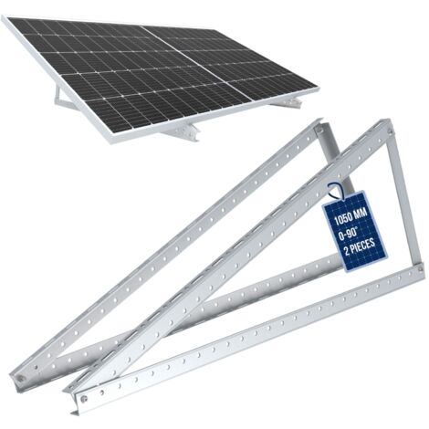 NuaSol Soporte elevado para módulos solares hasta 105 cm tejado plano FV
