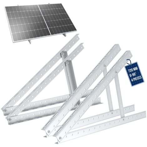 NuaSol Soporte elevado para módulos solares hasta 72 cm tejado plano FV