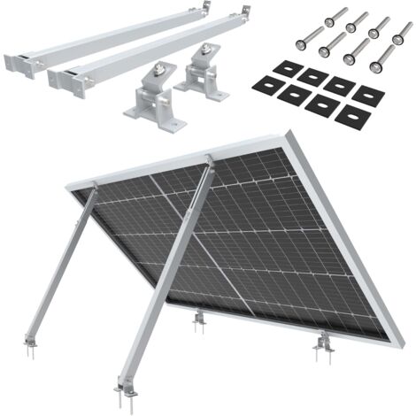 NuaSol Lot de 2 supports de centrales de balcon | Supports de panneau