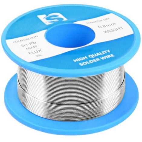 Núcleo de alambre de soldadura de bajo punto de fusión de 50 g, carrete de alambre de soldadura de alta pureza para soldar componentes electrónicos, 60/40