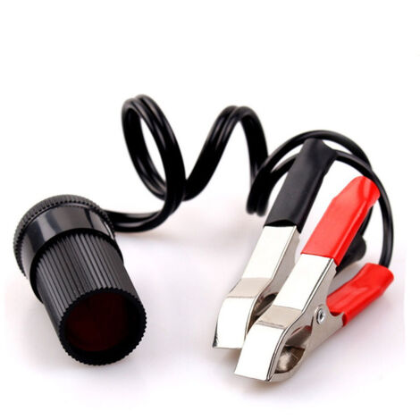Nueva abrazadera para terminal de batería de coche de 12 V, adaptador de corriente para toma de mechero, 1 pieza.