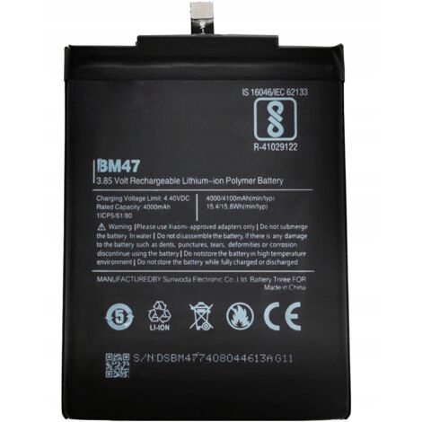NUEVA BATERÍA BM47 PARA XIAOMI REDMI 3 3S PRIME 4X