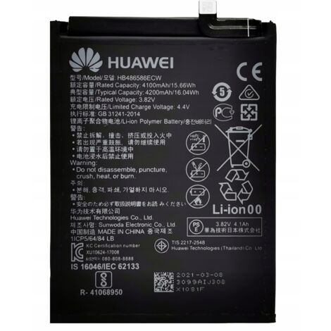 NUEVA BATERÍA HB486586ECW HUAWEI P40 LITE 4200 mAh