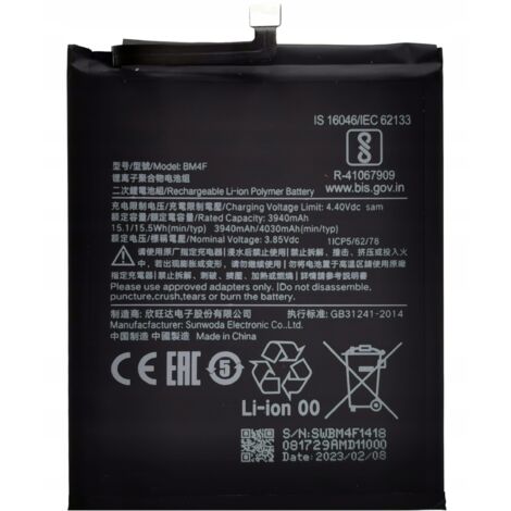 NUEVA BATERÍA PARA XIAOMI BM4F MI A3 Mi 9 LITE M1904F3BG