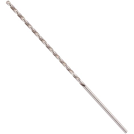 Nueva broca helicoidal extralarga de 3 mm (160 mm) fabricada en acero de alta velocidad (HSS) con vástago helicoidal recto.
