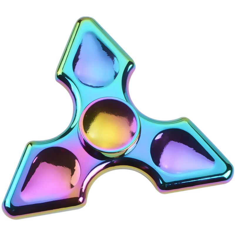 

Nuevo Hot Premium Metal Zinc Alloy Tri Fidget Hand Finger Spinner Spin Triangle Widget Focus Toy EDC Pocket Desktoy Regalo para TDAH Nios Adultos