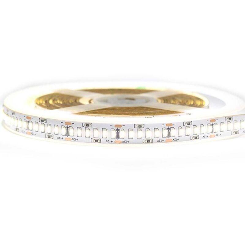 

Nuevo kit de cinta profesional 3014 - 244 leds/m - 5 metros Interior blanco frío (IP20) | Fuente de alimentación 15A: Incluye - Perfil: incorporado