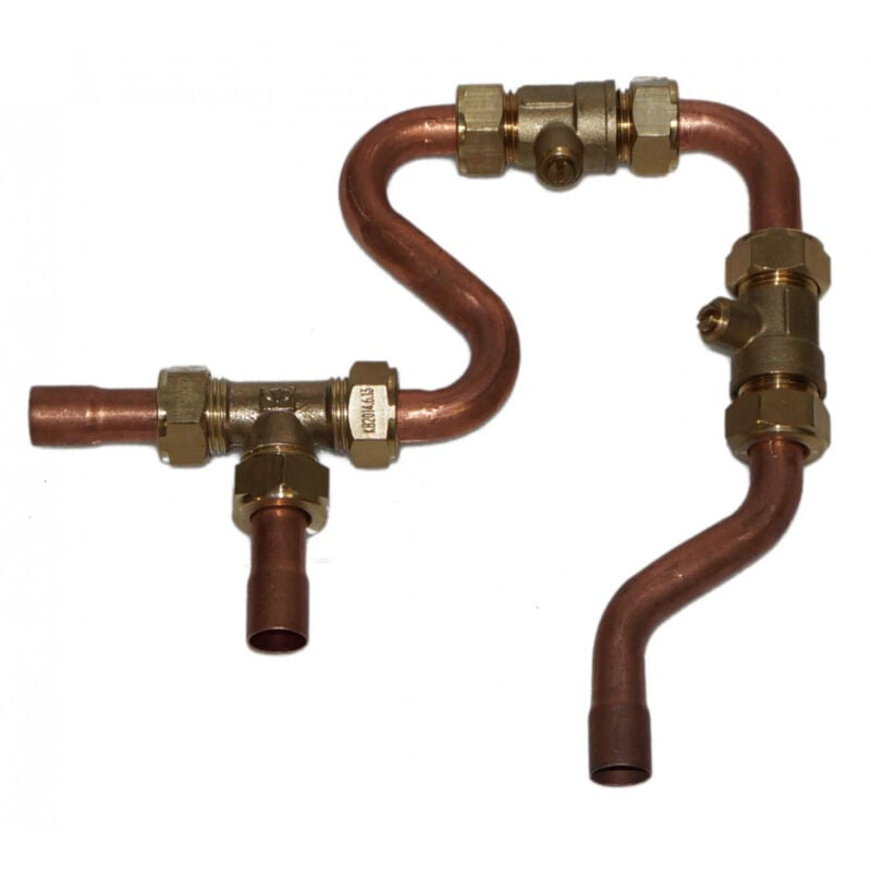 

Chaffoteaux - Nuevo kit de instalación, tomas y grifos para Fluendo Plus Gas natural (gas ciudad)