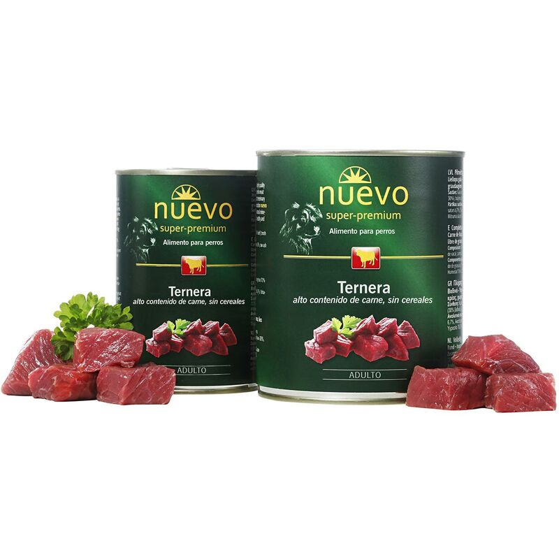 

Lata Perro ADULTO: Ternera, 400 g - Nuevo