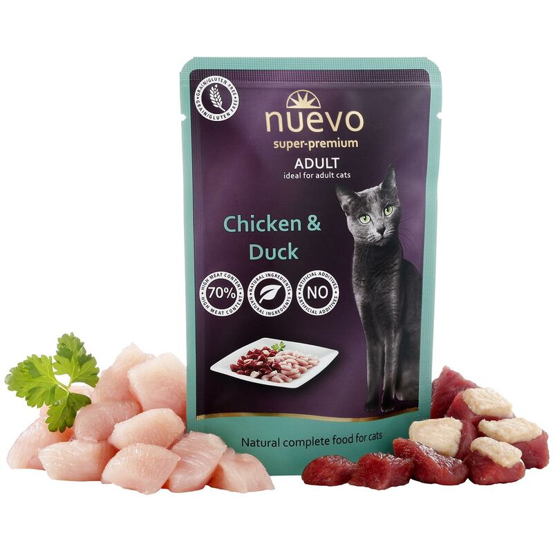 

Sobre Gato ADULTO: Pollo y Pato, 85 g - Nuevo