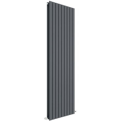 Nuie 1800mm x 528mm Anthracite Sloane Double Panel Radiator - HLA47D