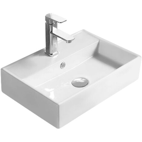 Nuie 505mm x 355mm Rectangular Counter Top Basin - NBV178