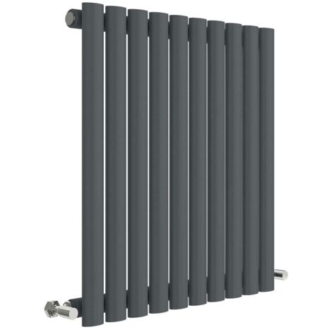 Nuie 600mm x 586mm Anthracite Revive Single Panel Radiator - HLA38