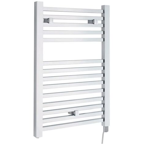 Nuie 690mm x 500mm Chrome 200 Watt Electric Heated Towel Rail - HL150