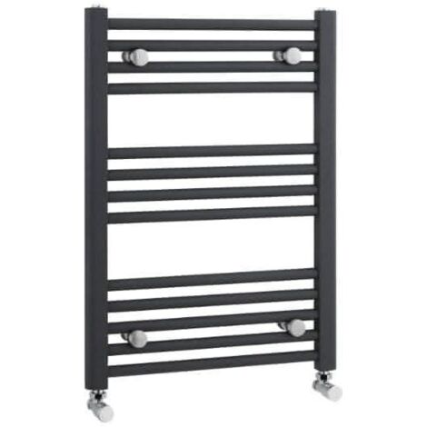 Nuie 700mm x 500mm Anthracite Straight Ladder Rail - MTY103