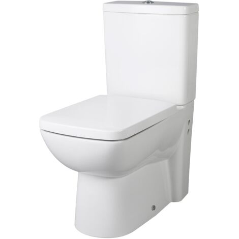 Nuie Ambrose Close Coupled Pan with Push Button Cistern - Excluding Seat