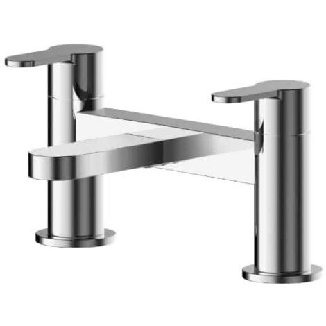 Nuie Arvan Chrome Deck Mounted Bath Filler Tap - ARV303